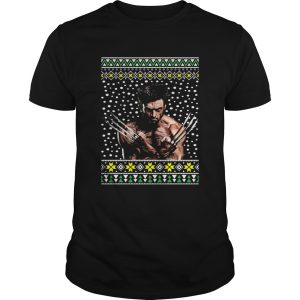 Logan Wolverine Hugh Jackman Ugly Christmas shirt