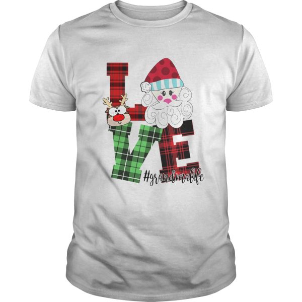 Love Grandma Life Santa Caro Christmas shirt