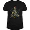 Lurcher Christmas Tree TShirt