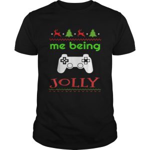 Me Being Jolly Xmas Nerd Pajama Funny Gamer shirt