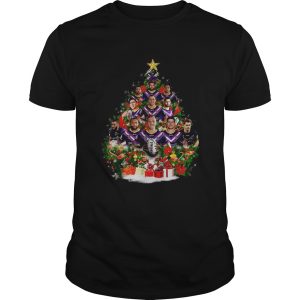 Melbourne Storm team players Christmas tree shirt