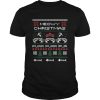 Meowy Christmas Xmas Ugly Cat Lover Tshirt