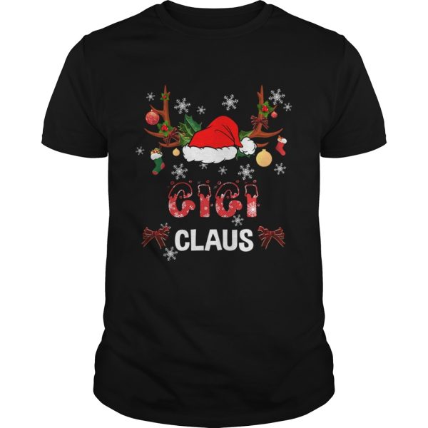Merry Christmas Gigi Claus Hat Santa TShirt