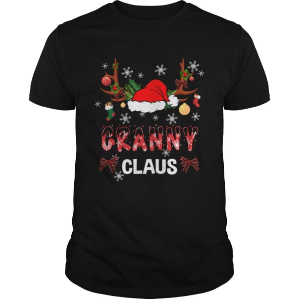 Merry Christmas Granny Claus Hat Santa TShirt