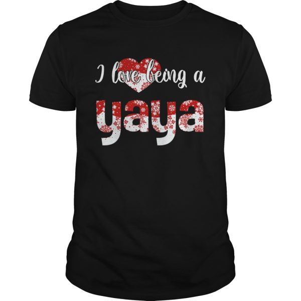 Merry Christmas I Love Being A Yaya Gift For Xmas TShirt