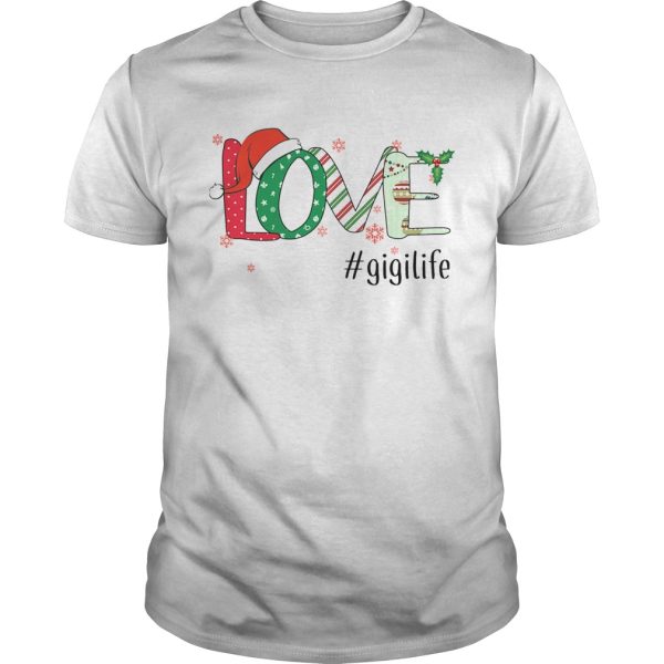 Merry Christmas Love gigilife Gigi Life TShirt – Copy