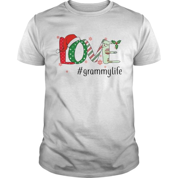 Merry Christmas Love grammylife Grammy Life TShirt – Copy