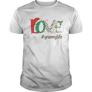 Merry Christmas Love grannylife Granny Life TShirt