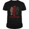 Merry Christmas Morel Buffalo Plaid Gift For Mushroom Hunting shirt