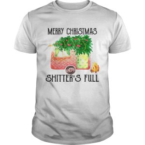 Merry Christmas Shitters Full Camping Lover Gift TShirt