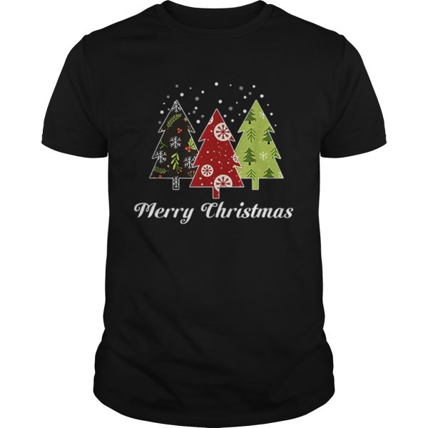 Merry Christmas Three Trees shirt