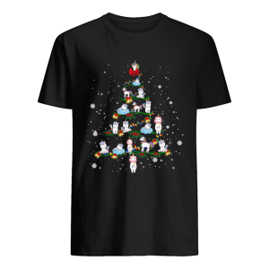 Merry Christmas Unicorn Tree Xmas Funny Unicorn Lover Gift T-Shirt