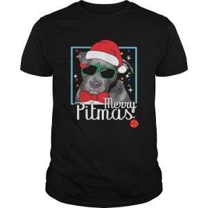 Merry Pitmas Pitbull Dog Funny Ugly Christmas shirt