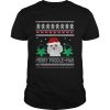 Merry Poodle Mas Christmas Tee Shirt