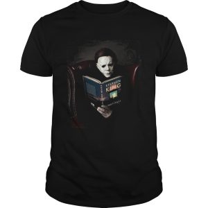 Michael Myers redding book Stephen King shirt