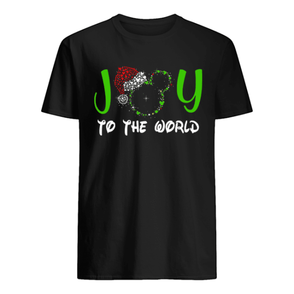 Mickey Mouse Disney joy to the world ugly christmas shirt