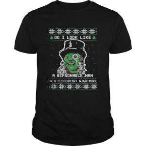 Mighty Boosh Do I Look Like A Reasonable Man Ugly Christmas shirt