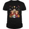 Monkey Christmas Tree Cute Decor shirt
