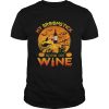 My BroomstickAwesome Run On Wine Moon Pumpkins Halloween shirt