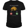 My Snowmobile Is Calling And I Must Go Moon Halloween shirt