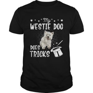 My Westie Does Tricks Halloween Dad Mom Dog Retro shirt