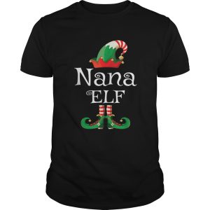 Nana Elf Gift Grandma Elf Matching Family Christmas shirt