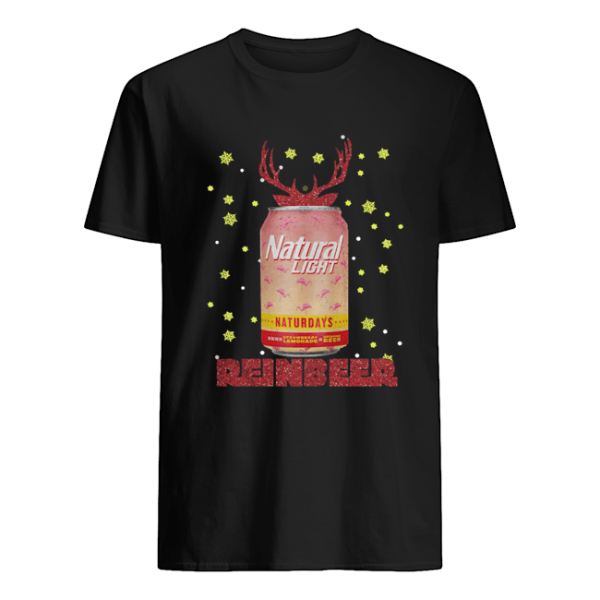 Natural Light Beer Strawberry Lemonade Naturdays Reinbeer Christmas shirt