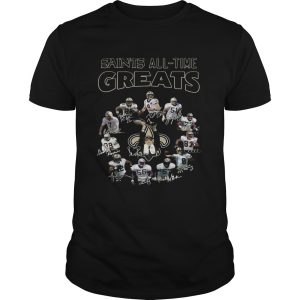 New Orleans Saints All Time Greats Players Signatures shirt