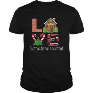 Nice Instructional Assistant Christmas Love shirt