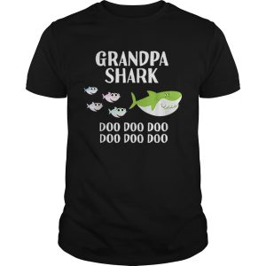 Nice Mens Grandpa Shark Halloween Christmas Grandpa Matching shirt