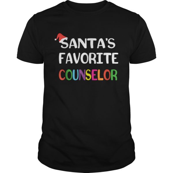 Nice Santas Favorite School Counselor Christmas shirt