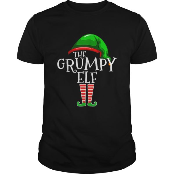 Nice The Grumpy Elf Family Matching Group Christmas Gift Funny shirt