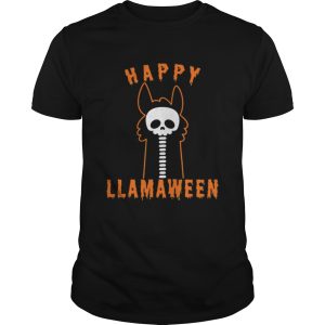 Official Halloween Llama Funny Happy Llamaween shirt