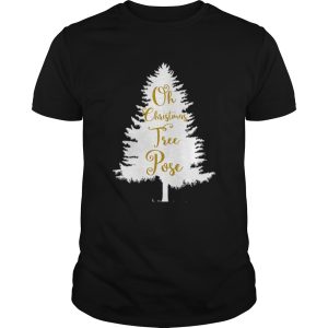 Oh Christmas Tree Pose Song Yoga Workout shirt