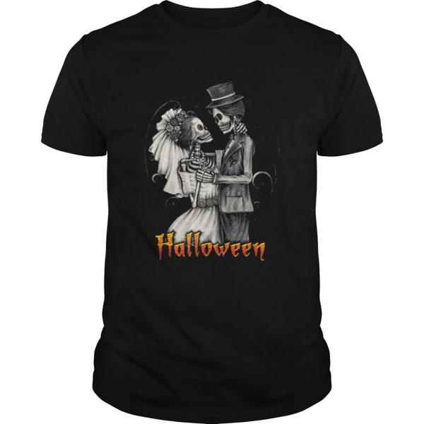 Original Halloween Wedding Day In October – Bride And Groom shirt