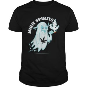 Original High Spirits Funny Halloween Stoner Pothead Cannabis Apparel shirt