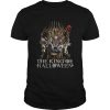PENNYWISE IT THE KING OF HALLOWEEN IRON THRONE TEE SHIRT