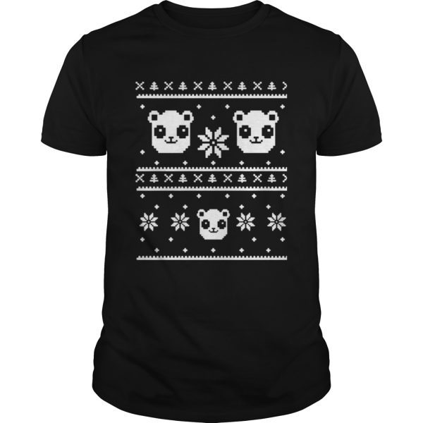 Panda Bear ugly Christmas shirt