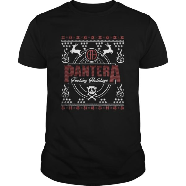 Pantera Fucking Holidays Christmas shirt