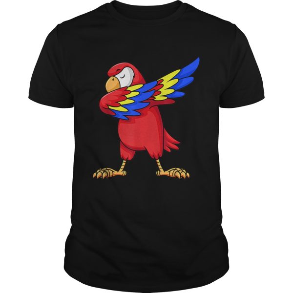 Parrot Dabbing for kids birthday party gift Family Christmas shirt