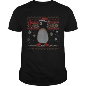 Penguin Pingu noot noot ugly Christmas shirt
