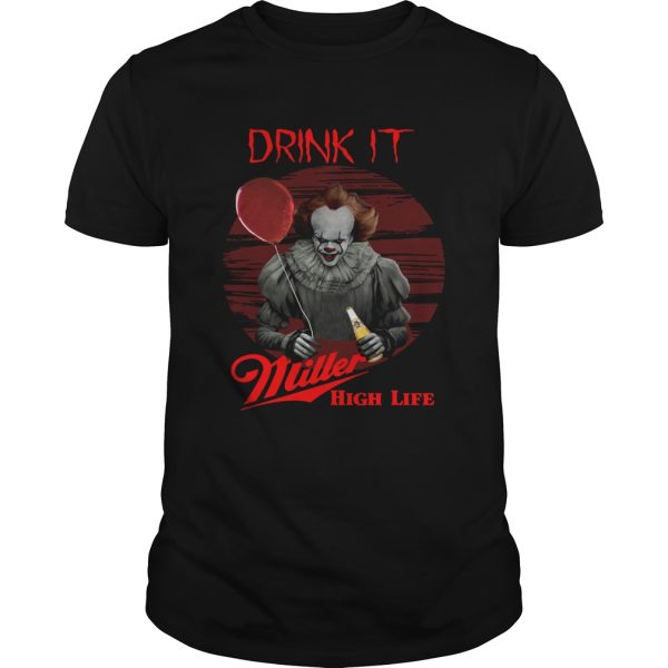 Pennywise Drink IT Miller High Life shirt