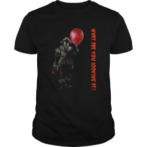 Pennywise IT what are you looking at shirt