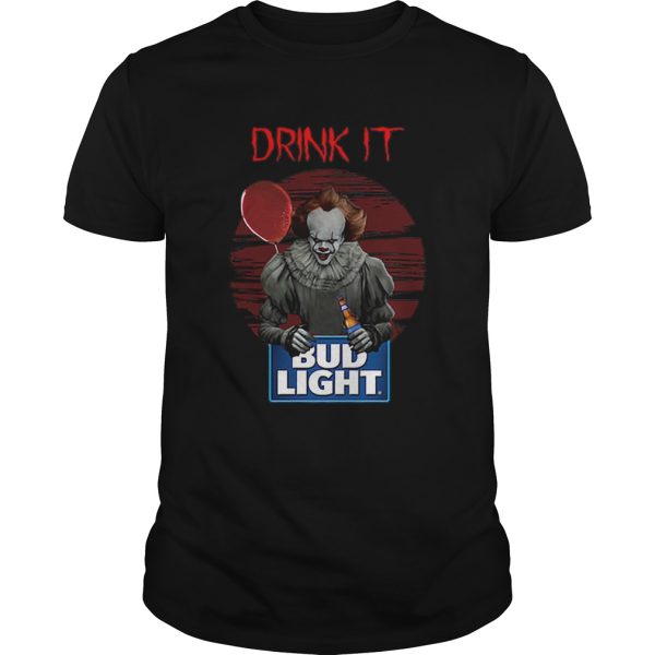 Pennywise drink IT Bud Light Shirt