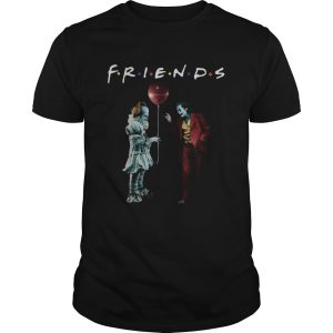 Pennywise with Joker friends tv show shirt