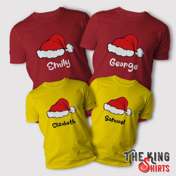 Personalized Matching Family Christmas T Shirt