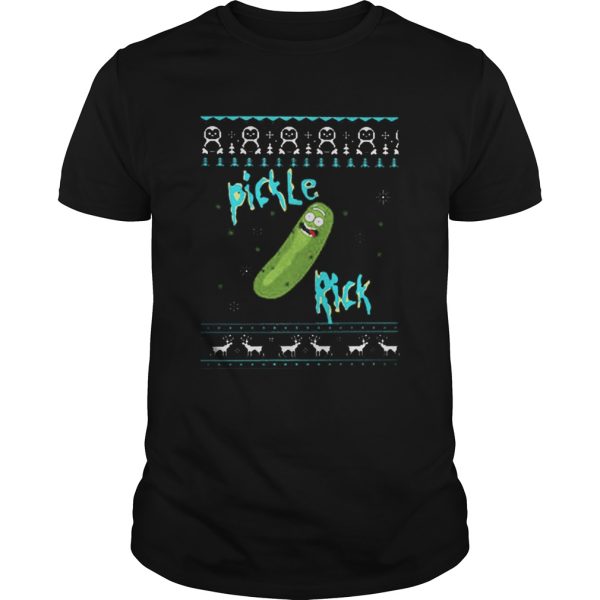 Pickle Rick and Morty Rick Sanchez ugly Christmas shirt