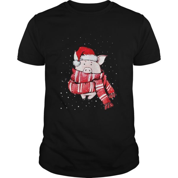 Pig Scarf Christmas shirt