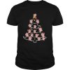 Pigs Santa Christmas Tree shirt
