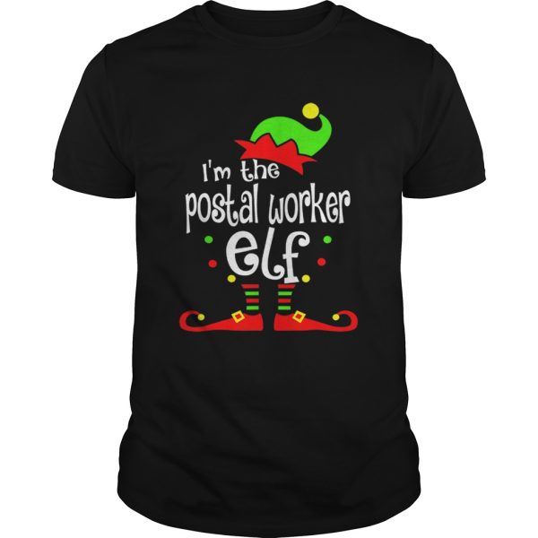 Postal Worker Elf Christmas Costume Mom Dad Xmas shirt